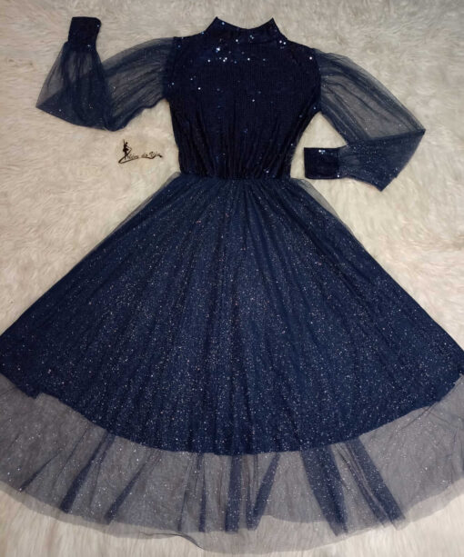 Vestido ÔNIX (azul marinho)