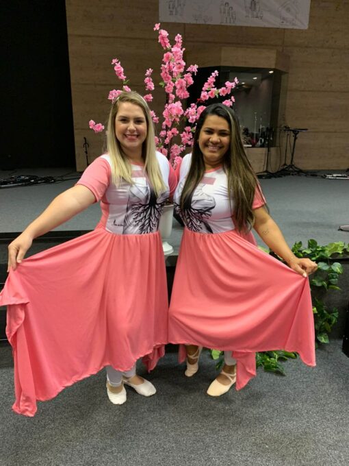 Vestido raízes (rosa chicletes)